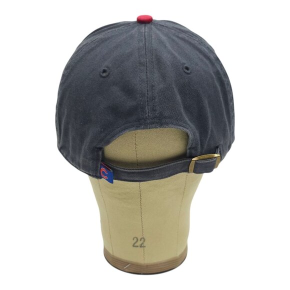 47 Brand Wrigley Field Chicago Cubs Patch Strapback Cap Trucker MLB Baseball Hat - Picture 4 of 14